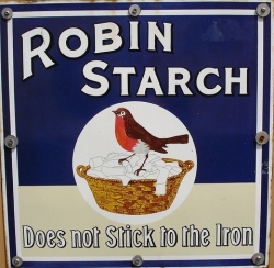 Does not stick to the iron - vintage ad